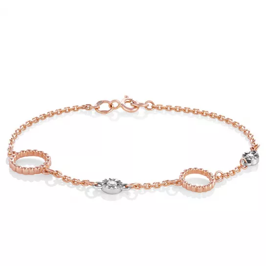 Браслет с бриллиантами из золота