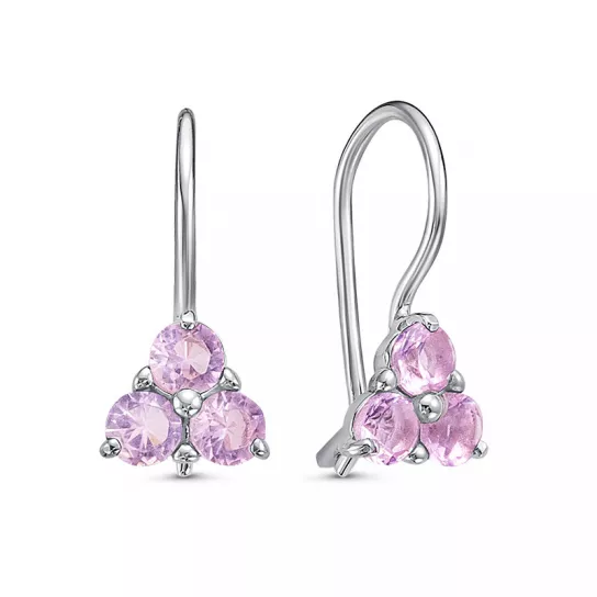 Серьги детские из серебра