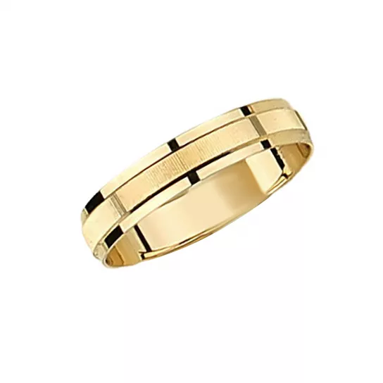 Кольцо обручальное из золота