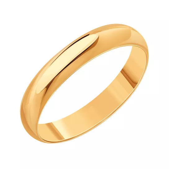 Кольцо обручальное из золота