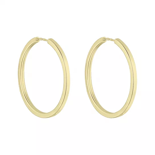 Серьги-конго из золота