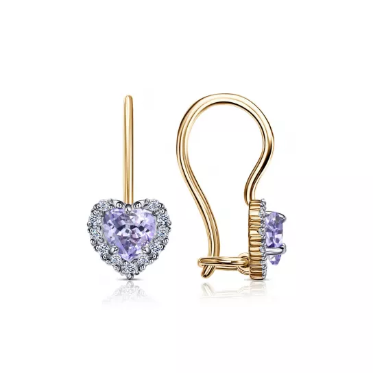 Серьги детские из золота