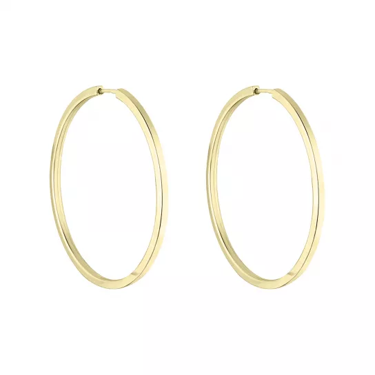 Серьги-конго из золота